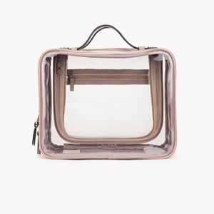 Calpak Large Cosmetics Case in Mauve